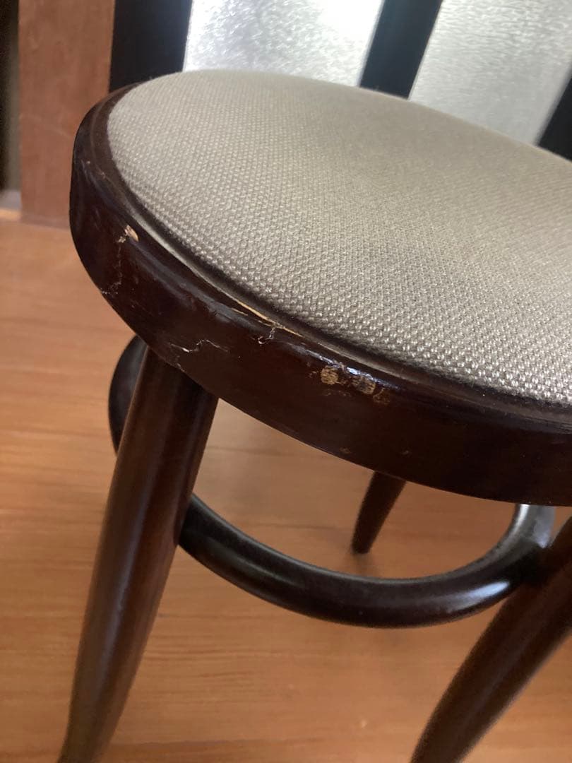 希少 ヴィンテージ レトロ 古い椅子 秋田木工 スツール 木製スツール