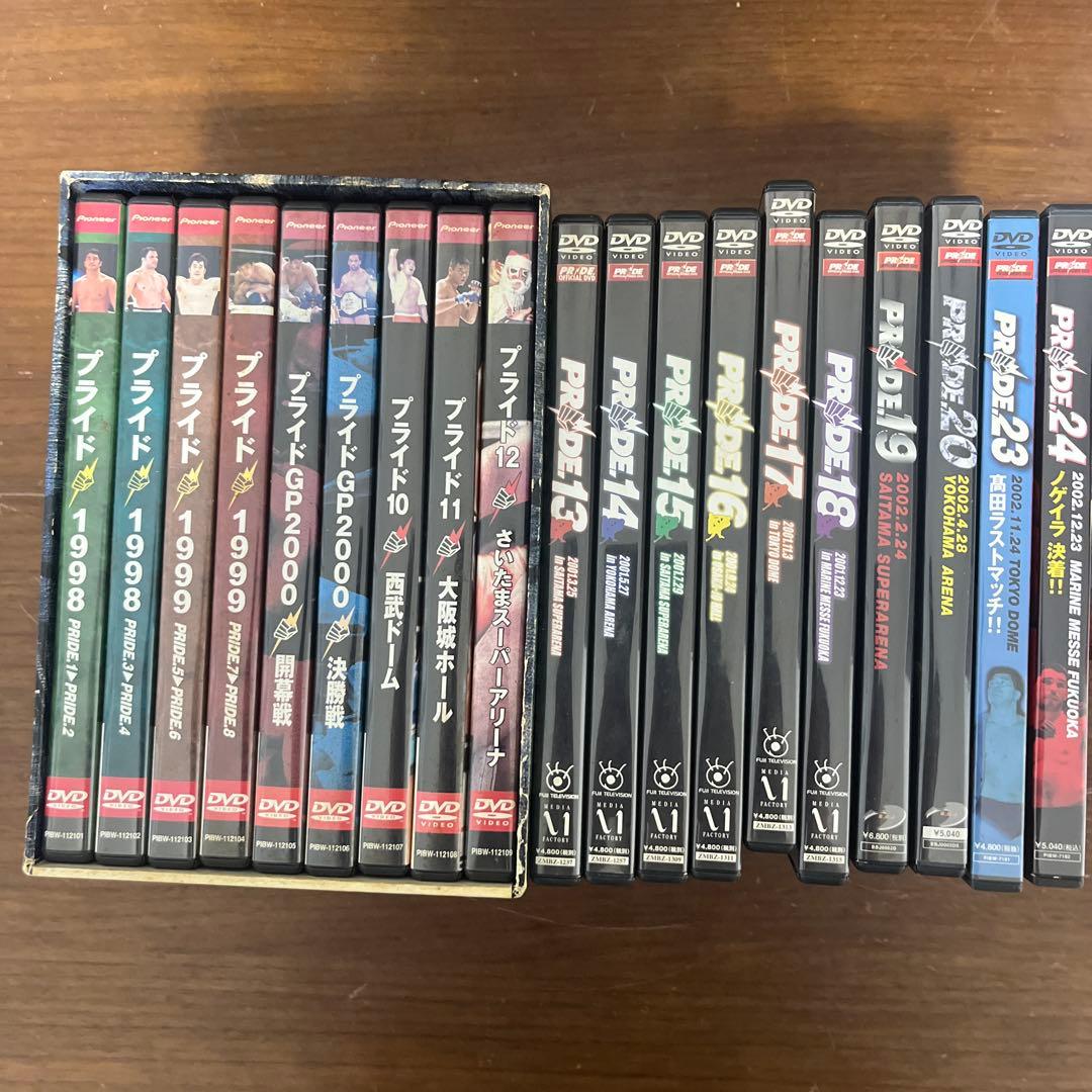 格闘技「PRIDE」1～20 セット+23,24(スペシャルBOX)