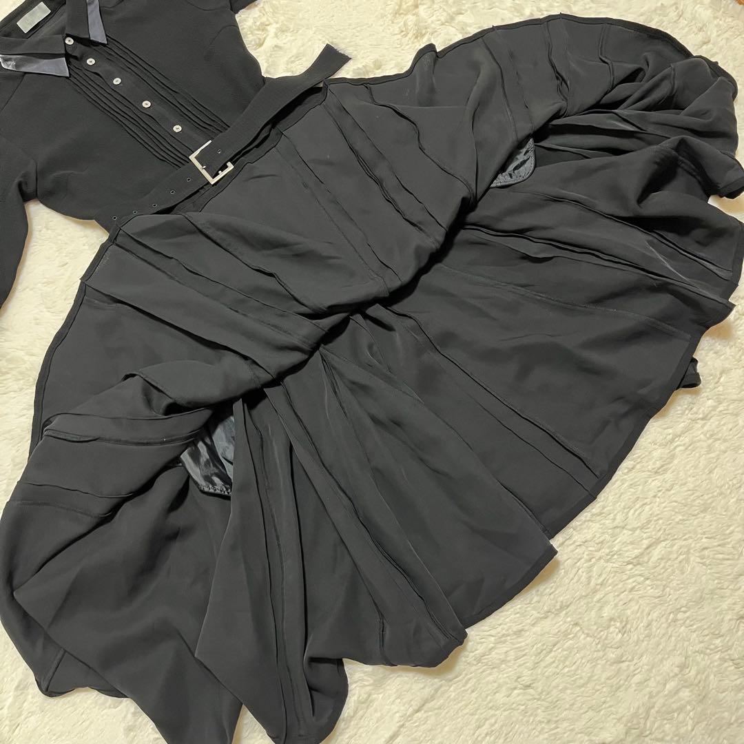 hazama 駆け巡るワンピース　黒　ハザマ　S