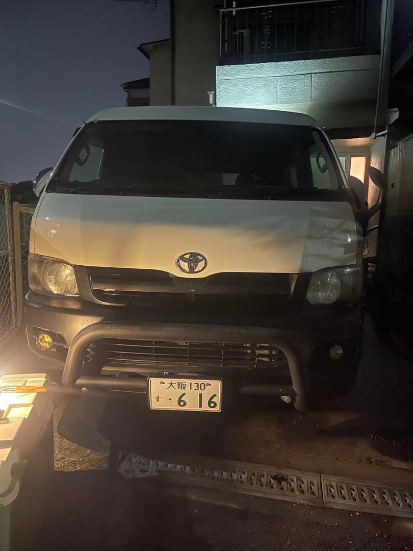 ハイエースワイド用　バンパーガード　テールランプガード