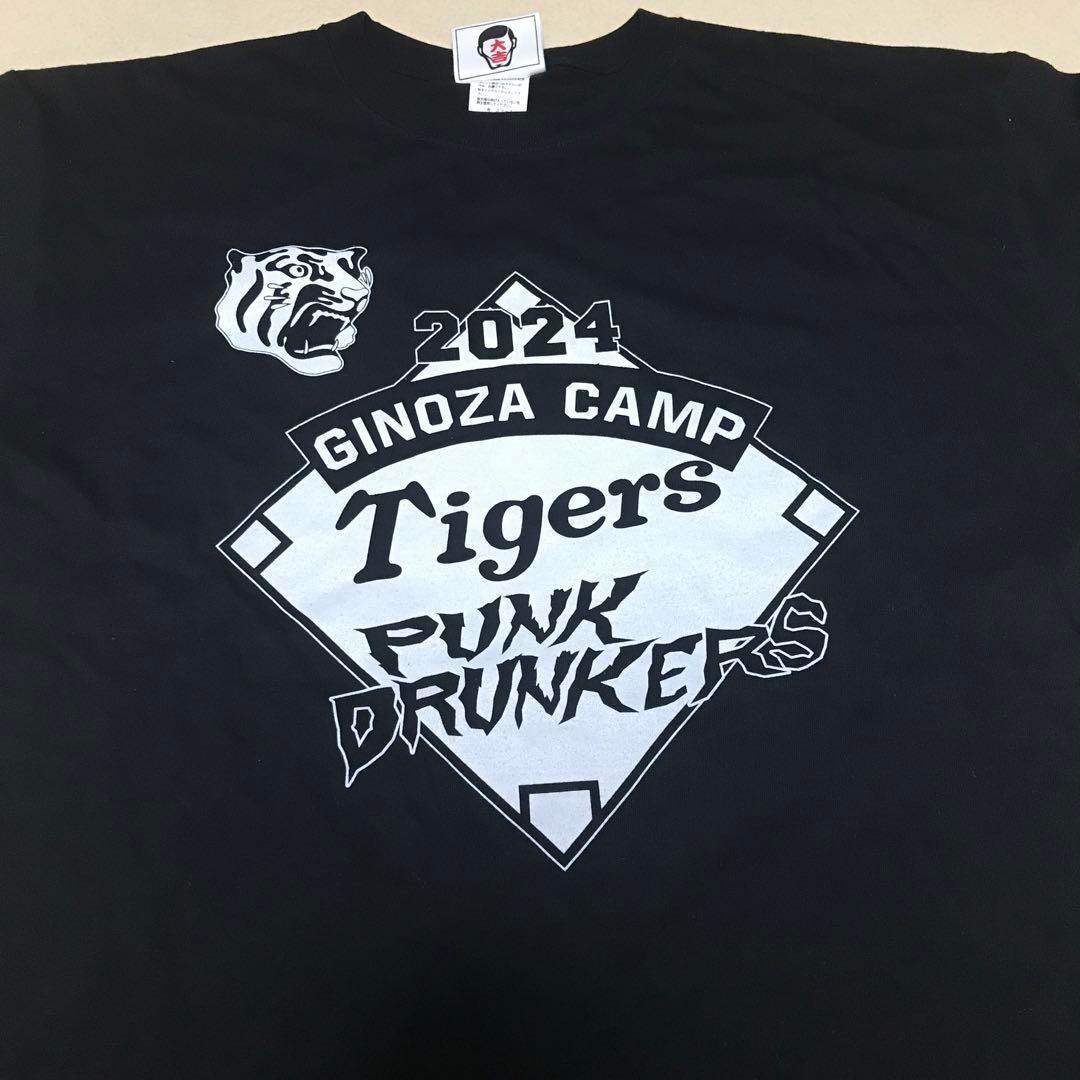 punkdrunkers XL パンクドランカーズ 阪神タイガース tee 黒