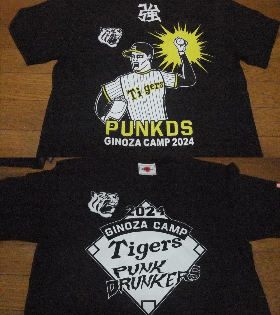 punkdrunkers XL パンクドランカーズ 阪神タイガース tee 黒