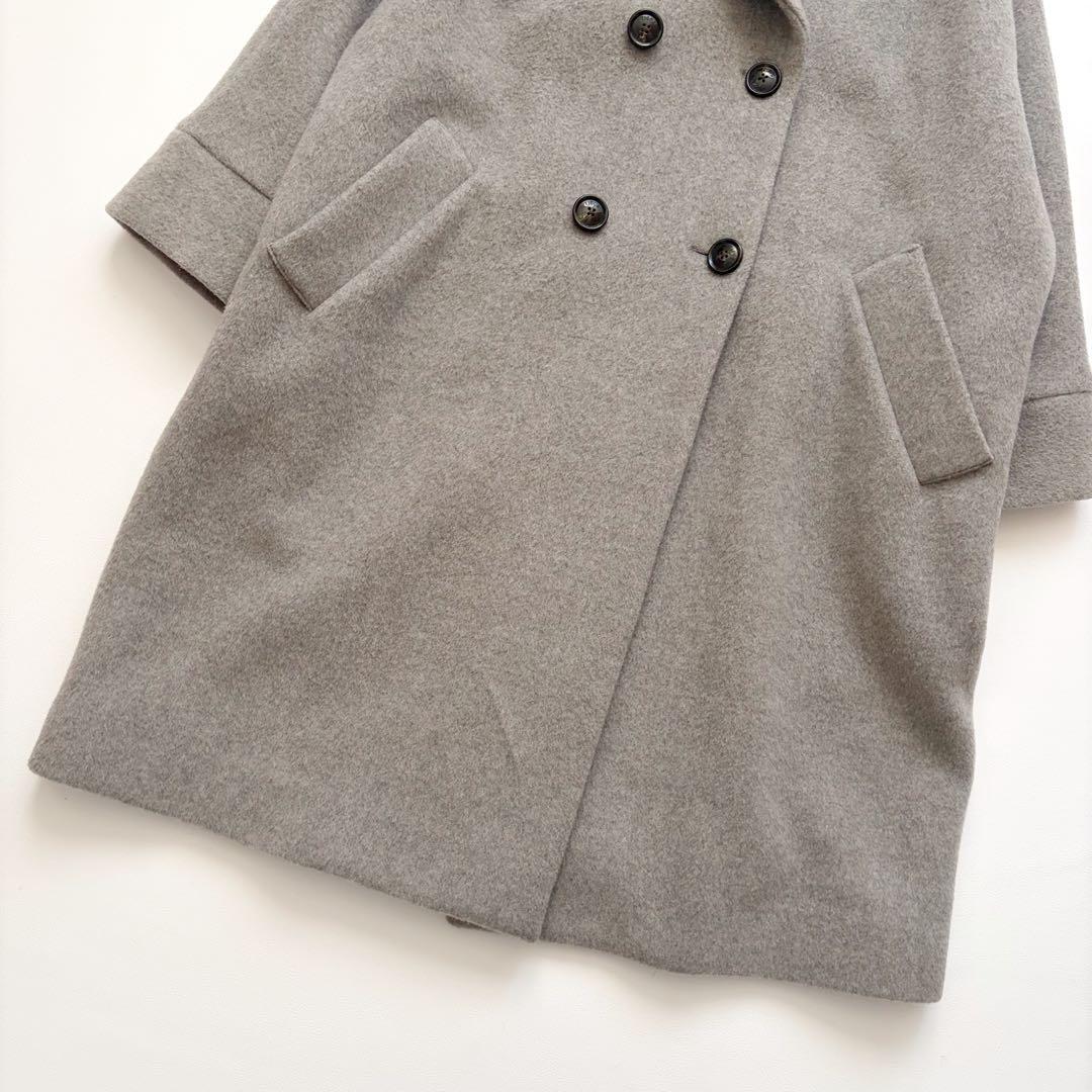 2024年モデル　極美品　ティッカ テントコート ロングコート　グレー