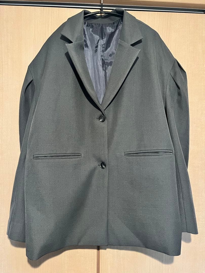 新品未使用…CLORE Drop Puff Jacket グレー オーバーサイズ