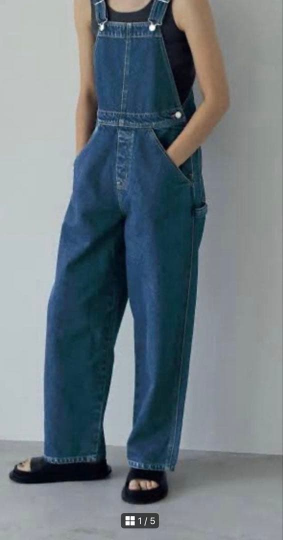 anunk デニムサロペット