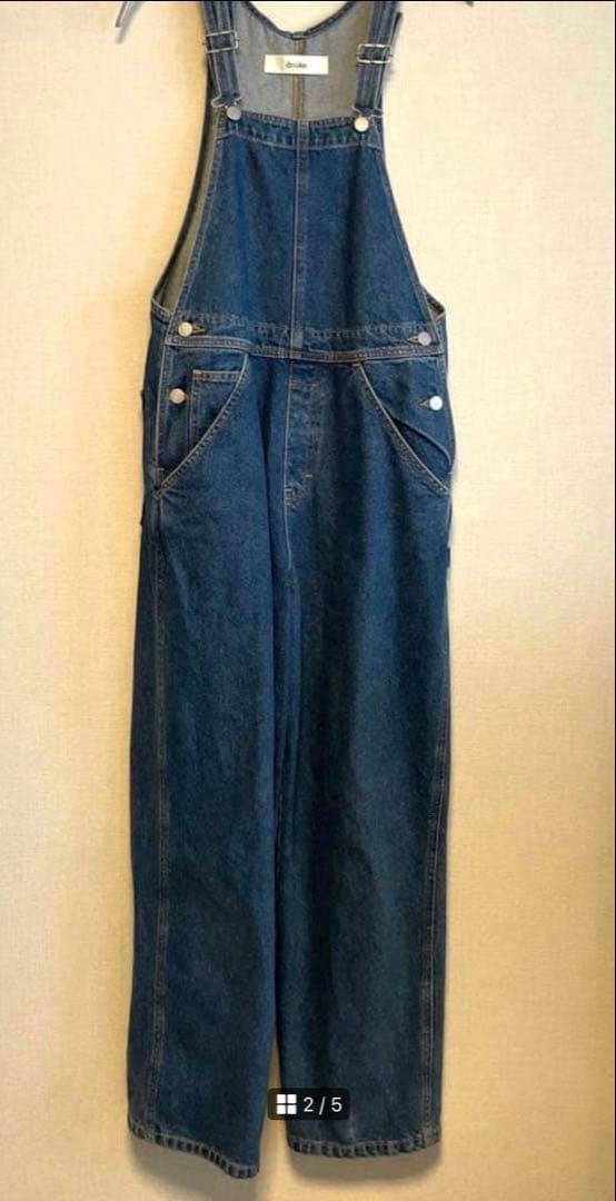 anunk デニムサロペット