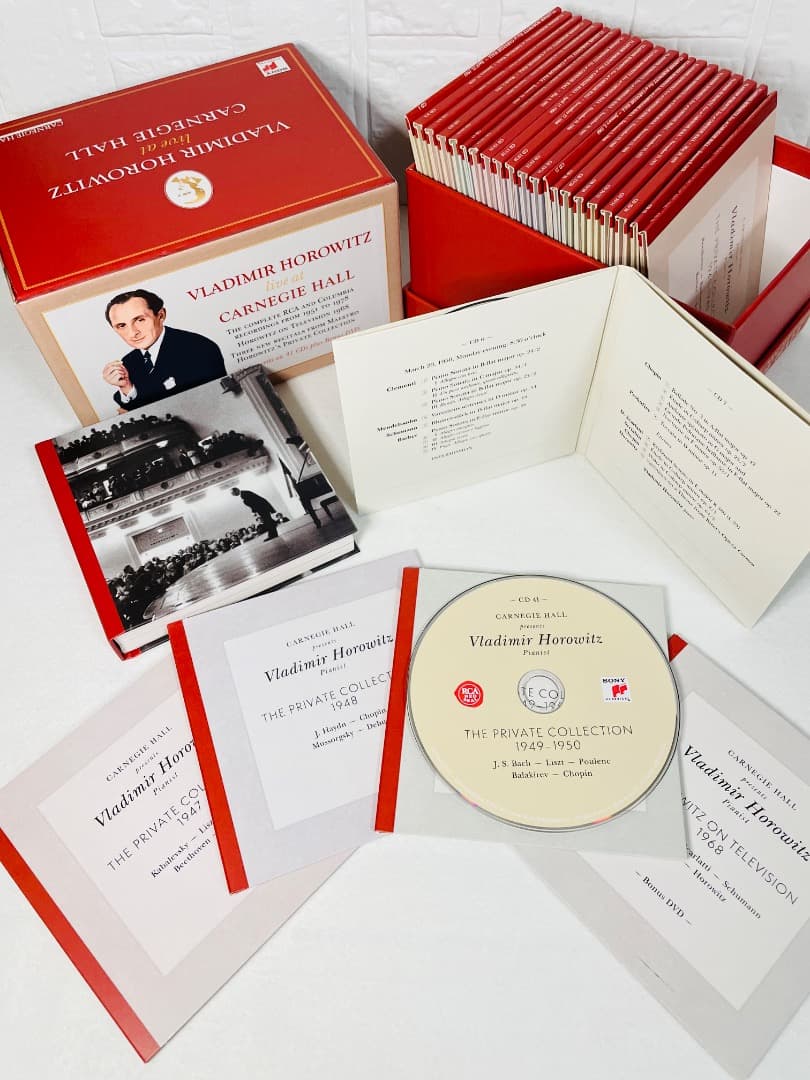 ホロヴィッツ・ライヴ・アット・カーネギー・ホール （４１ＣＤ＋ＤＶＤ）希少