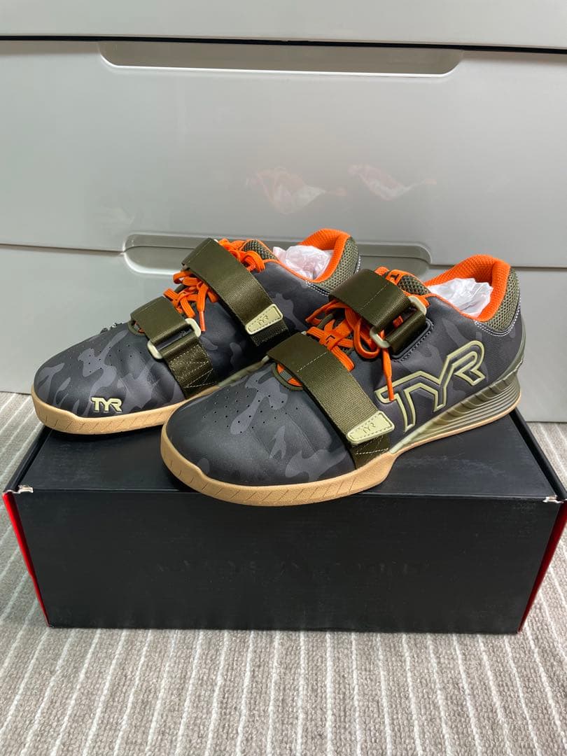 【超美品】TYR リフティングシューズ L-1 Lifter カモフラージュ