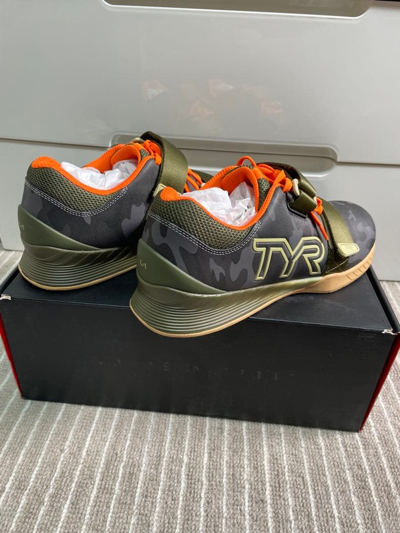 【超美品】TYR リフティングシューズ L-1 Lifter カモフラージュ