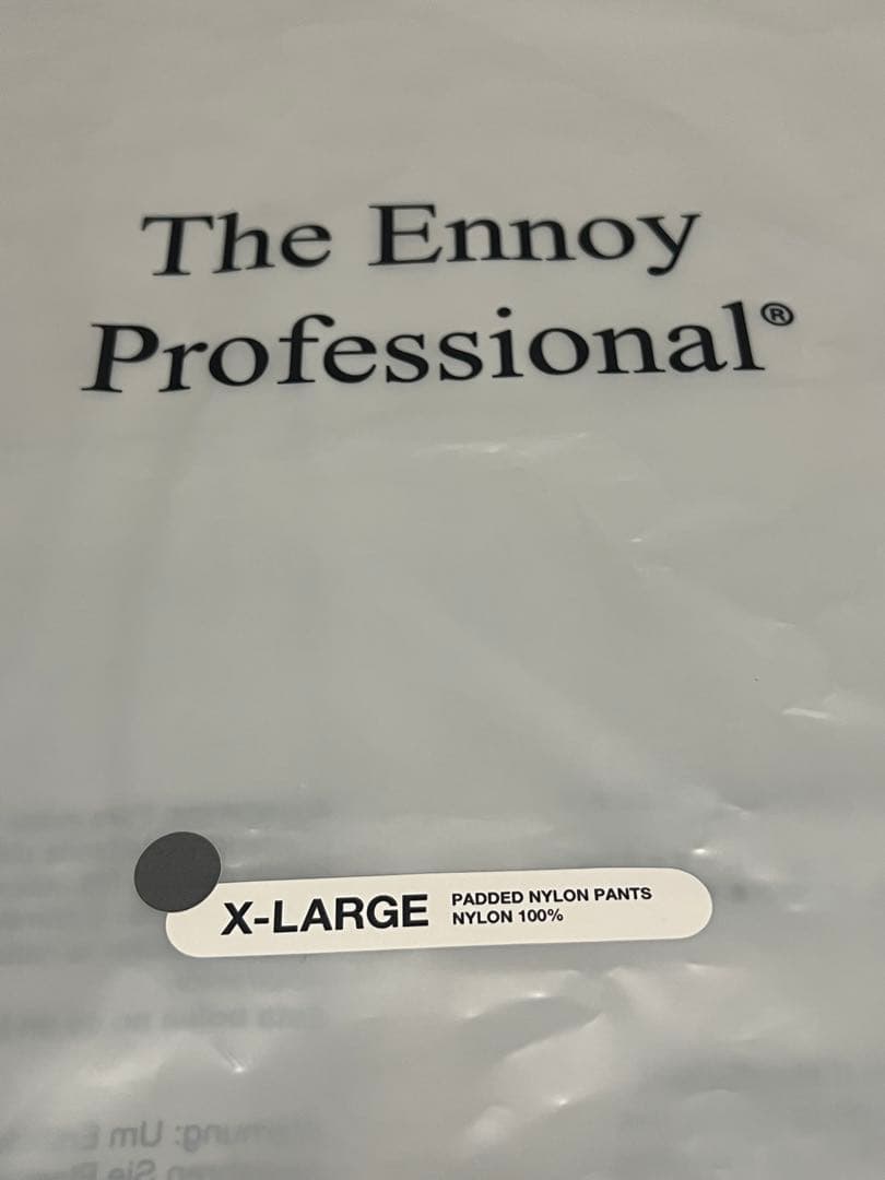 【XL】ENNOYとスタイリスト私物 PADDED NYLON PANTS