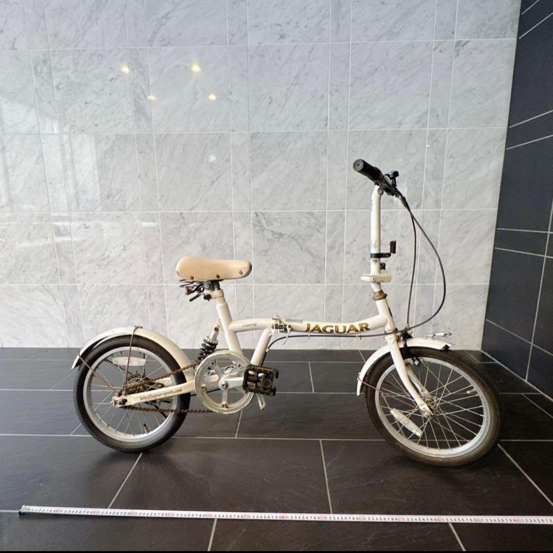 JAGUAR ジャガー 折りたたみ自転車 ホワイト