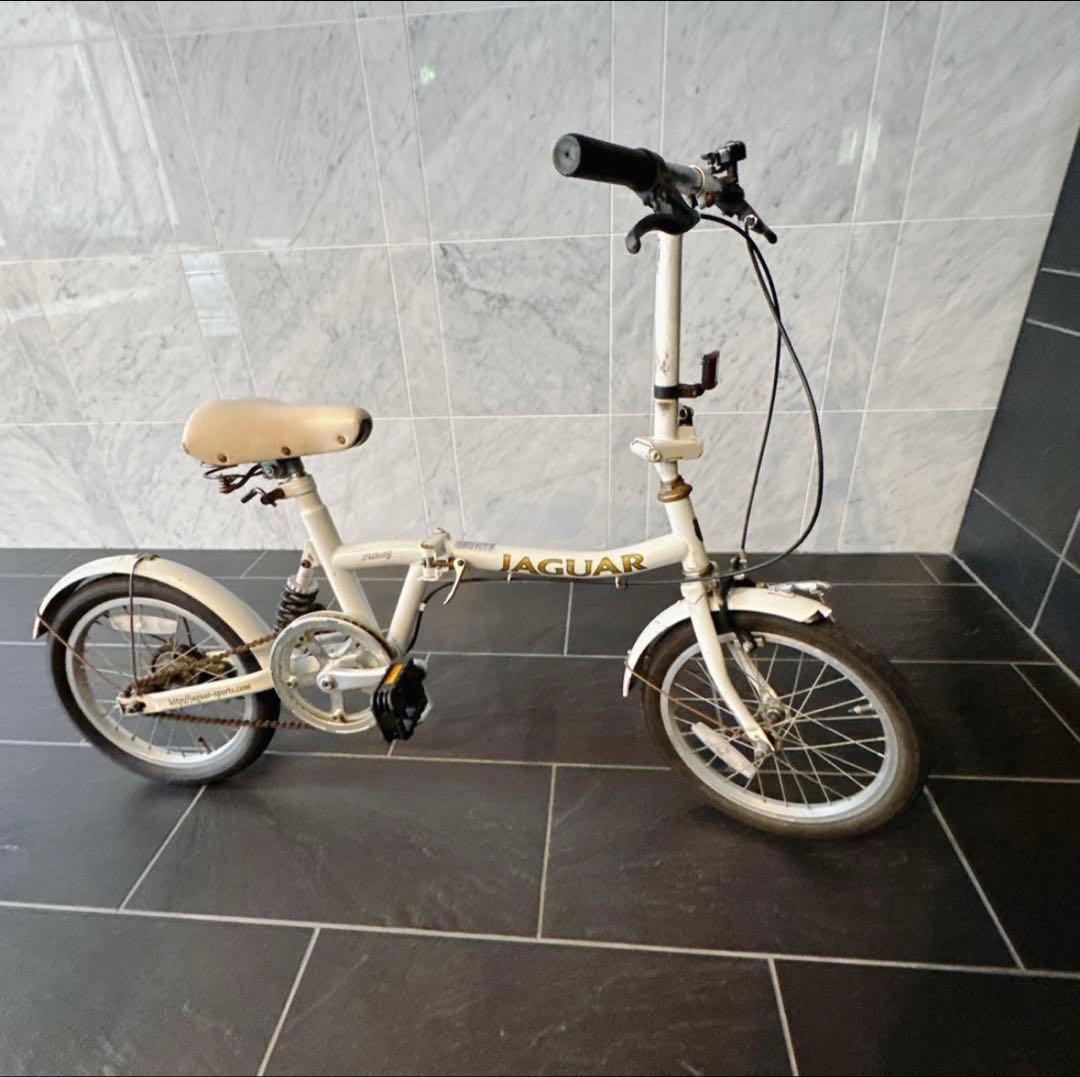 JAGUAR ジャガー 折りたたみ自転車 ホワイト