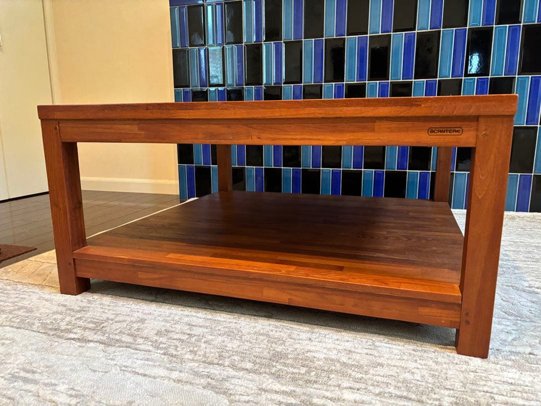 【希少】スキャンティーク　　　　　　　　　 SCANTEAK ローテーブル