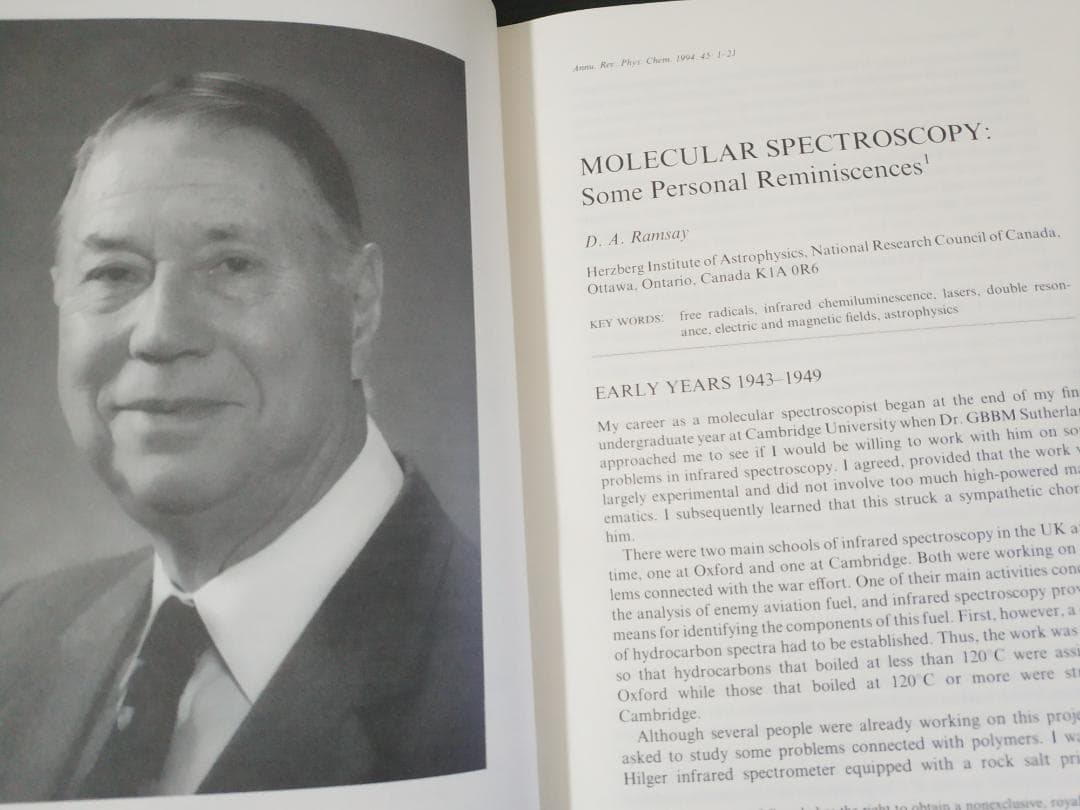 ANNU REV PHYS CHEM v45 1994 物理化学年次学術雑誌