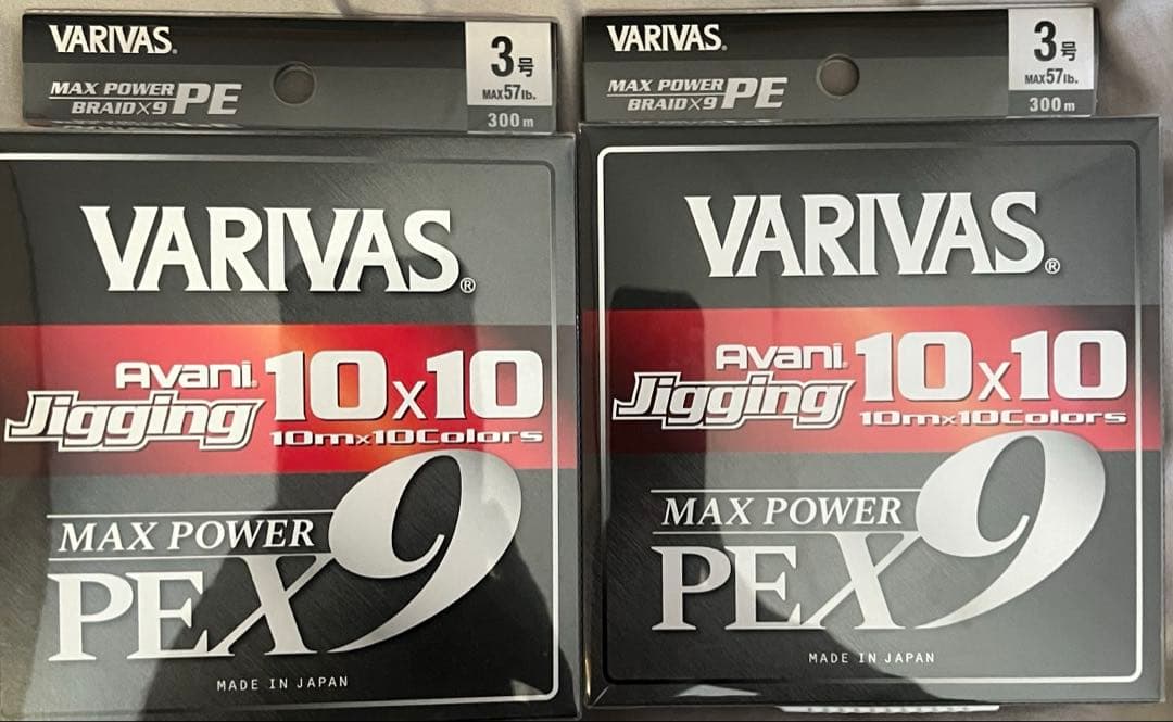PEライン アバニ ジギング10×10 マックスパワーPE X9 3号300m