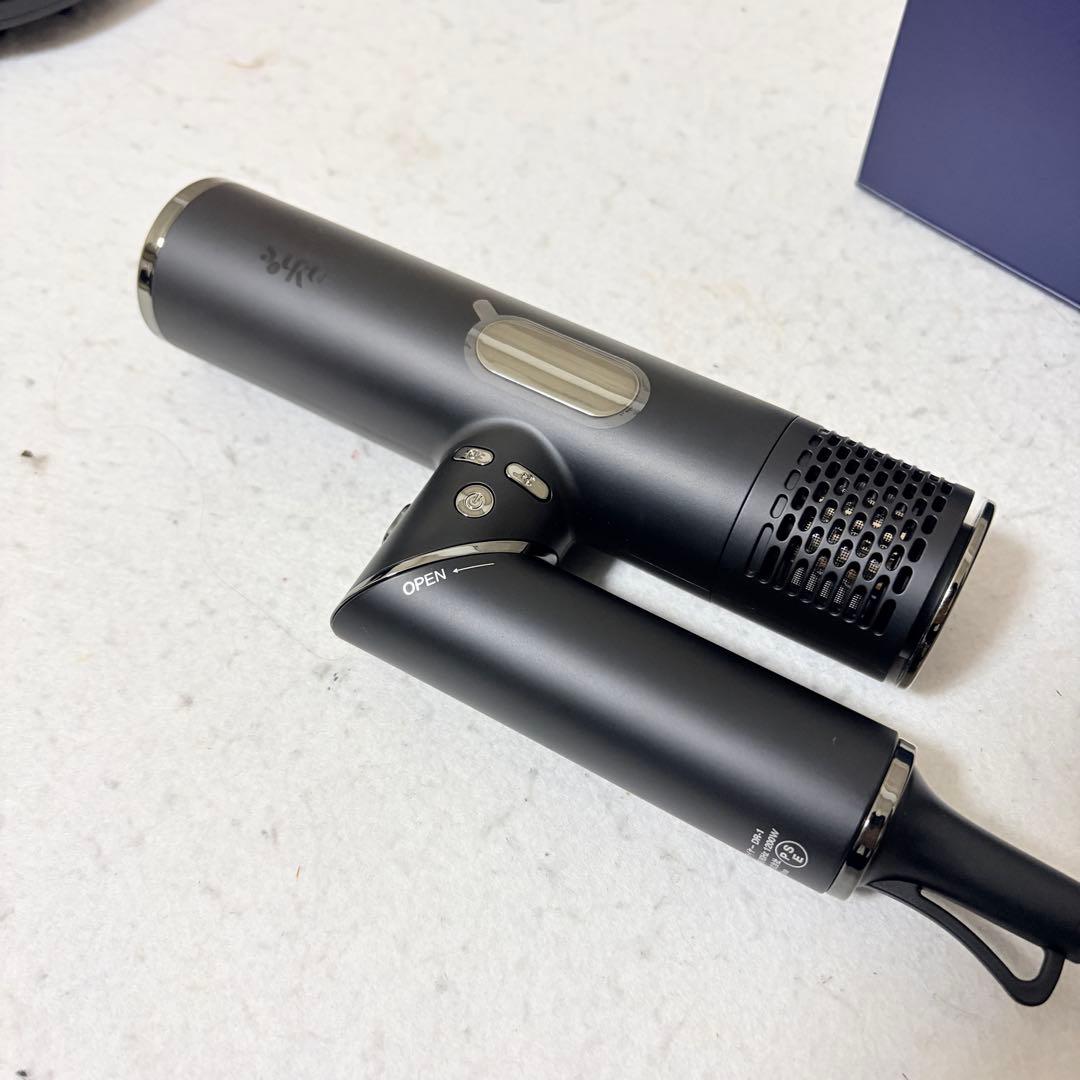 87saku ハナサク ヘアドライヤー ブラック DR-1 マイナスイオン