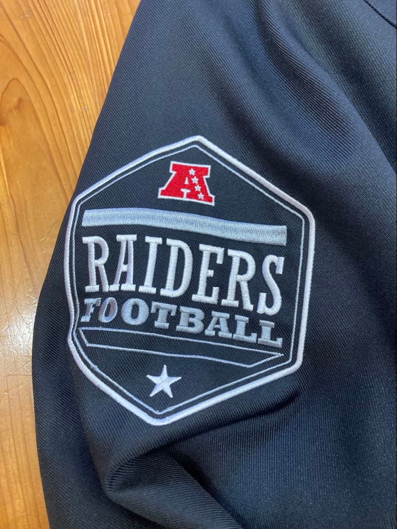 NFL RAIDERS スタジャン ブラック アウター　ジャケット