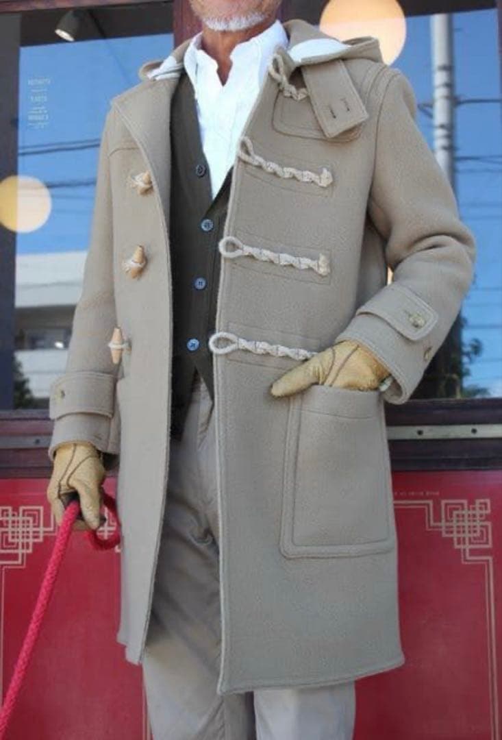 ボーイズマーケット別注MOON生地ダッフルコート美品