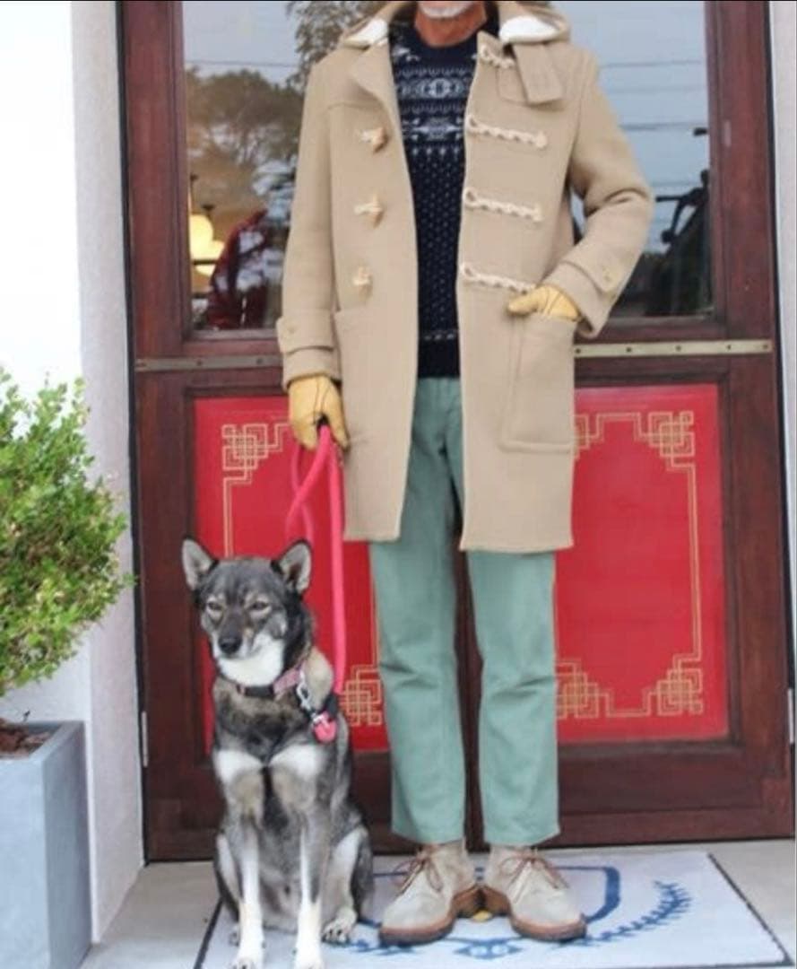 ボーイズマーケット別注MOON生地ダッフルコート美品