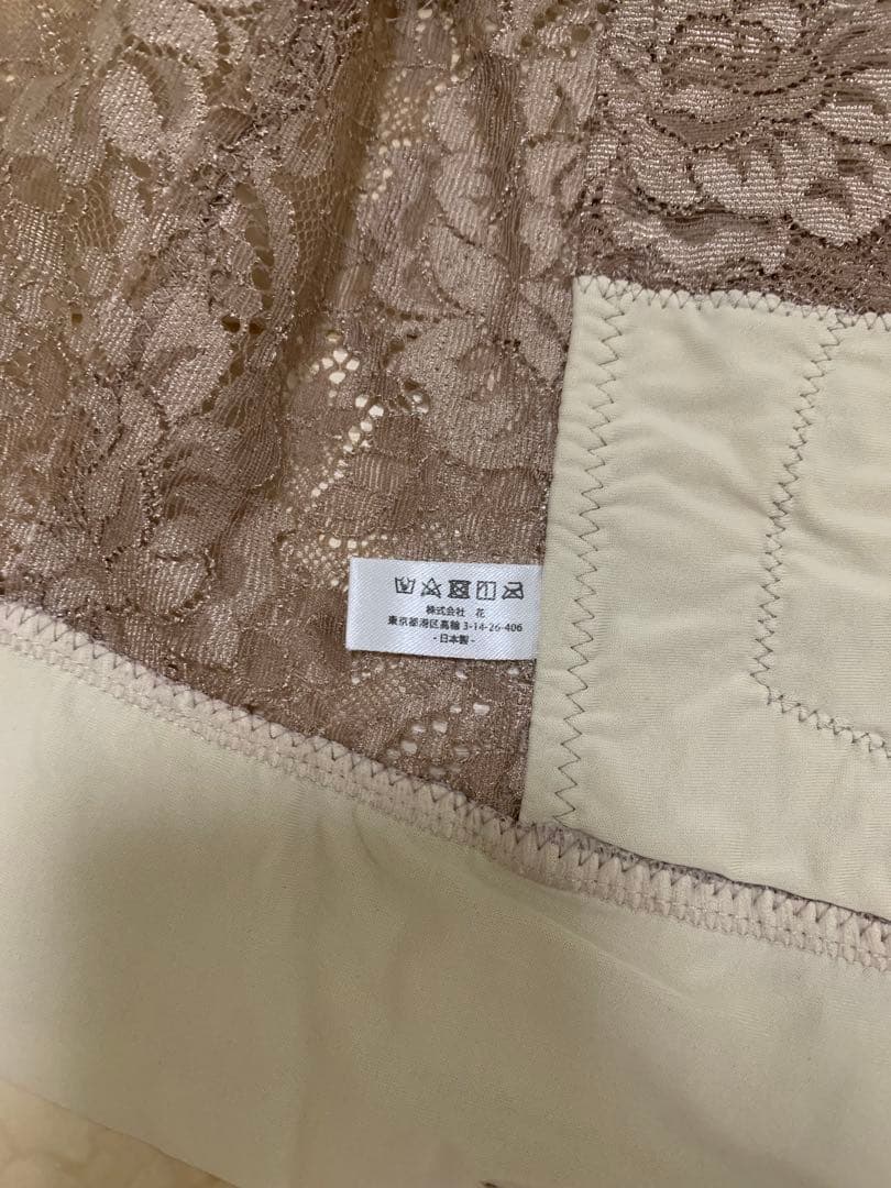 ワフレ　wafure　和装ブラジャー　カメリア　カフェモカベージュM