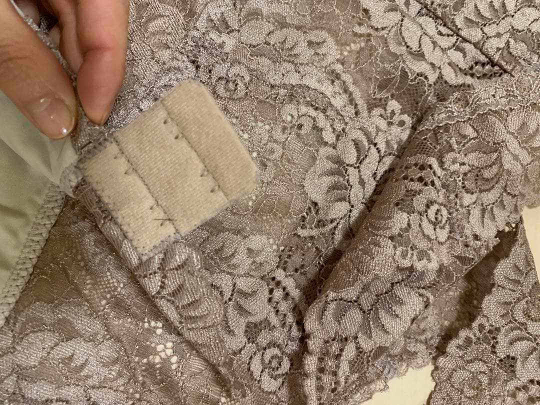 ワフレ　wafure　和装ブラジャー　カメリア　カフェモカベージュM