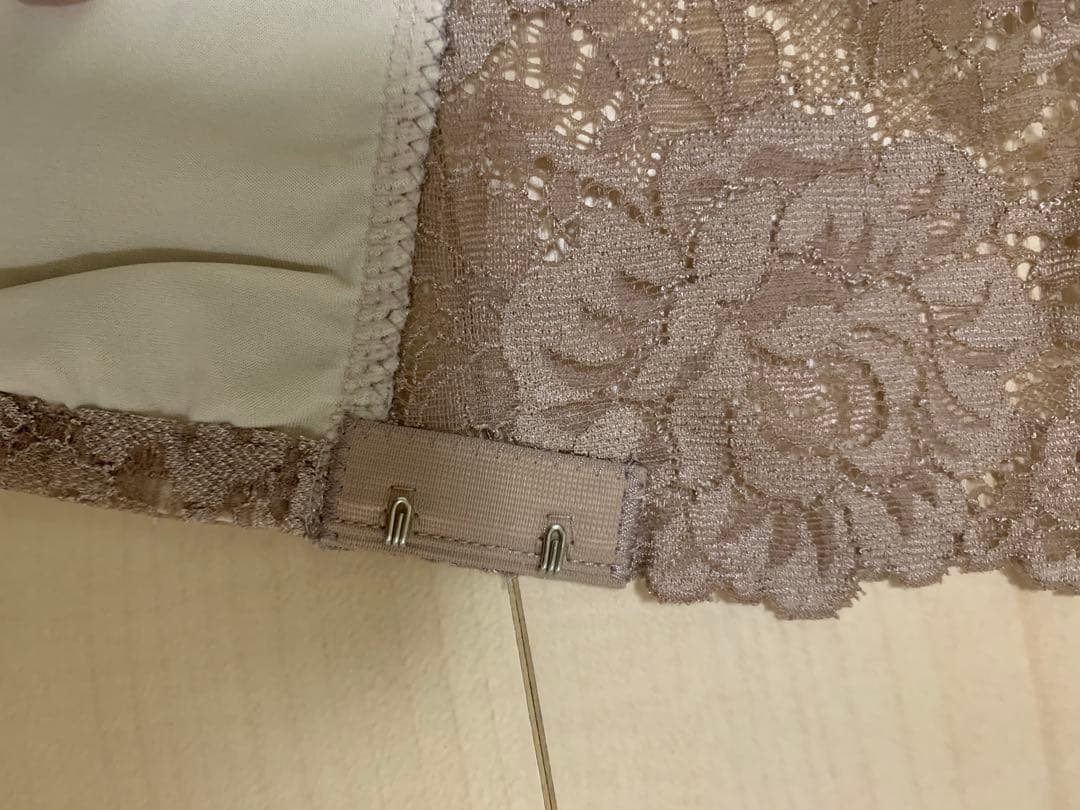 ワフレ　wafure　和装ブラジャー　カメリア　カフェモカベージュM