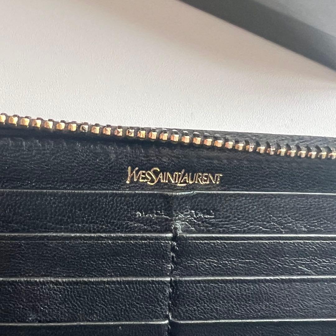 89 極上美品 SAINTLAURENT イヴサンローラン 長財布