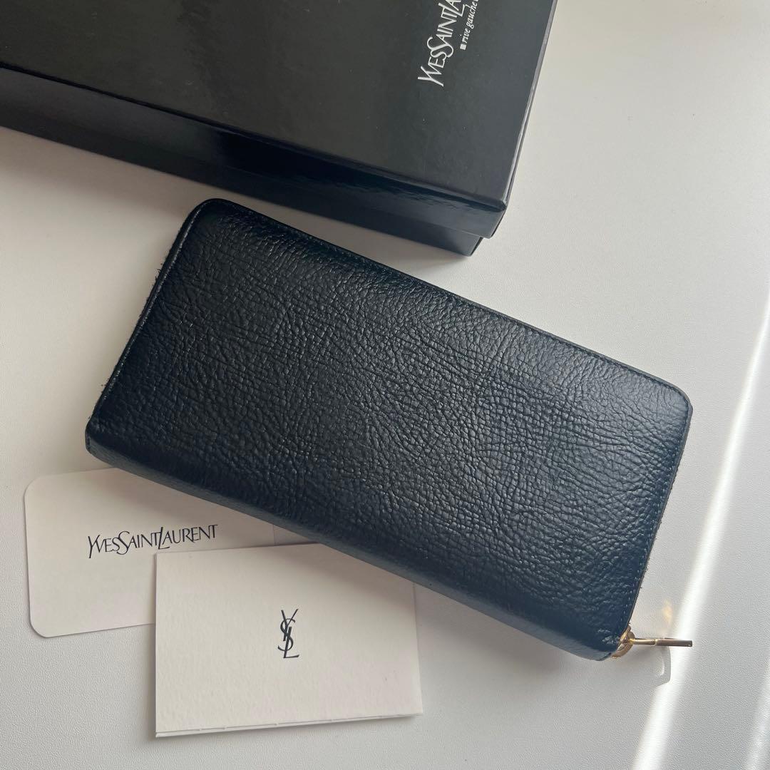 89 極上美品 SAINTLAURENT イヴサンローラン 長財布