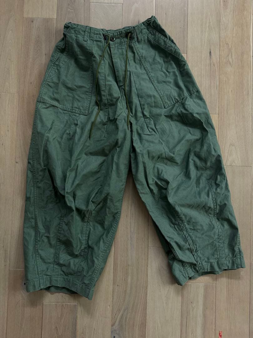 Needles H.D. PANT ヒザデルパンツ　カーキ サイズ1