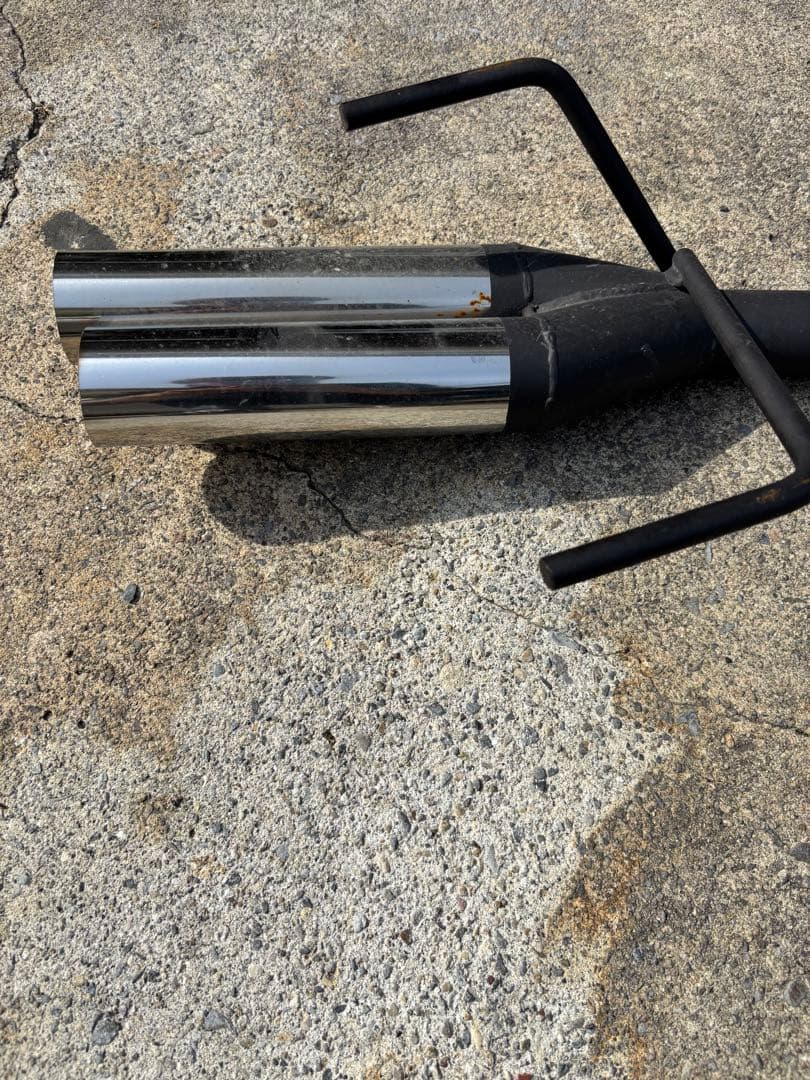 マークX デュアル出し ステンレスマフラー