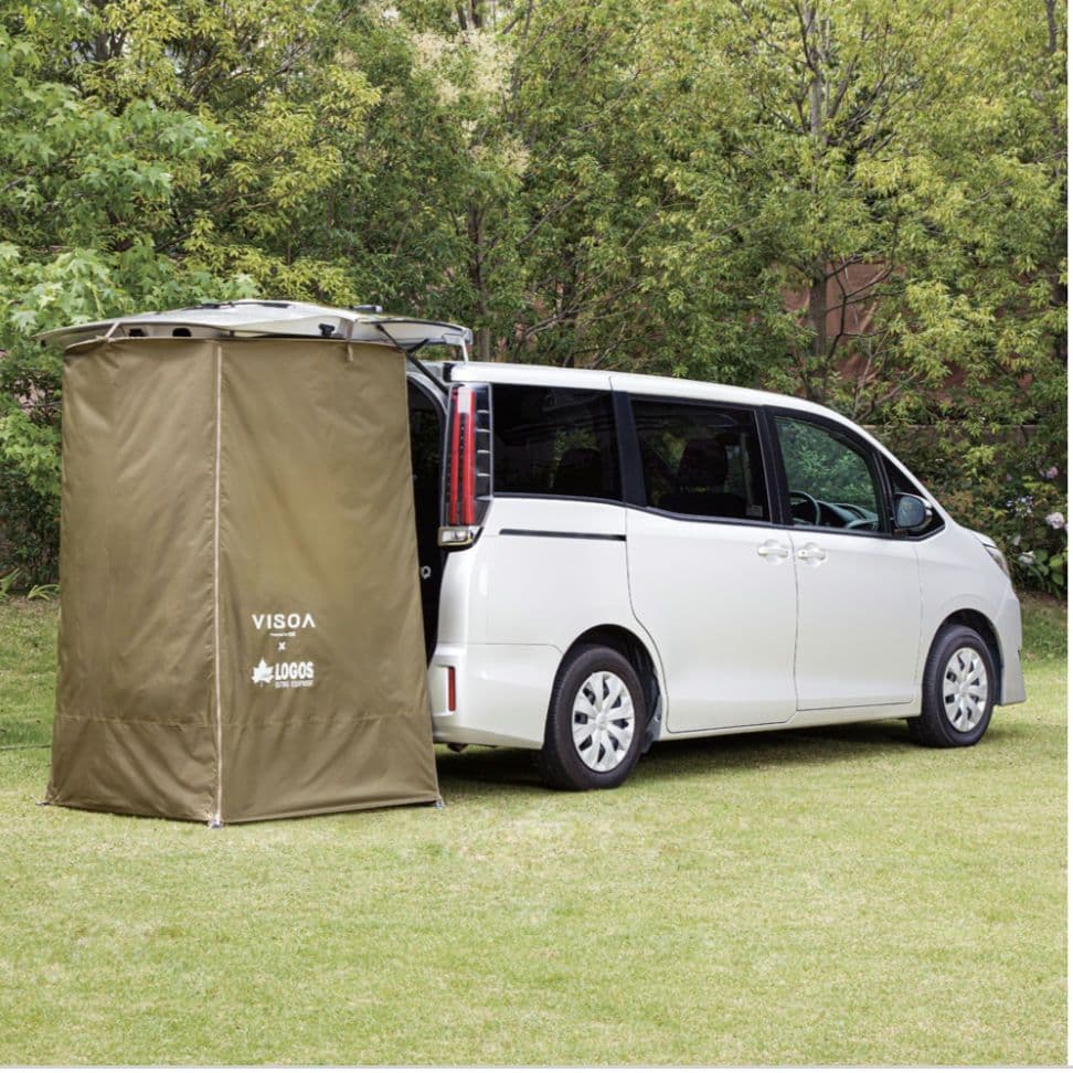 【美品】VISOA×LOGOS カージョイントタープ 槌屋ヤック ロゴス