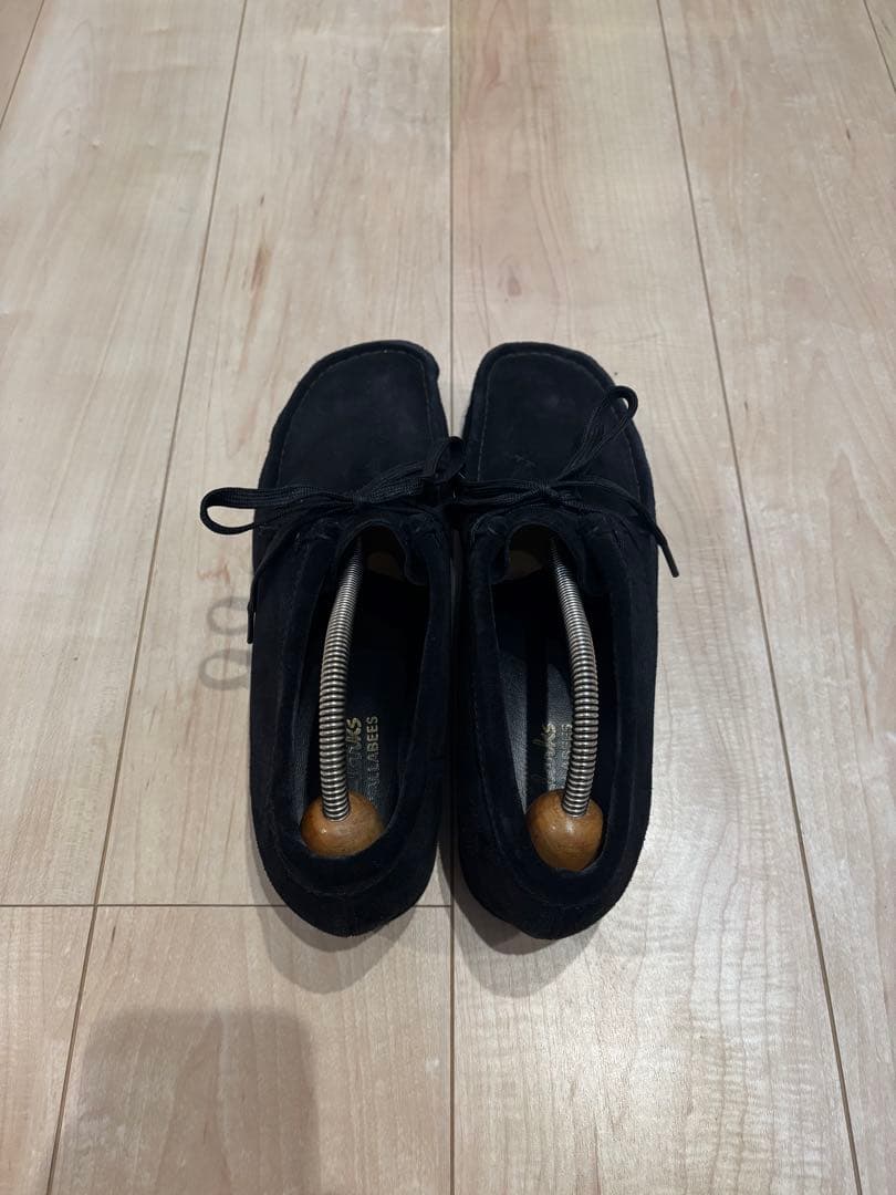 CLARKS ワラビー 27cm ブラック POPEYE min-nano