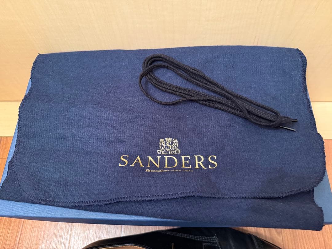 靴 SANDERS MILITARY DERBY SHOE 1128BC UK6.5