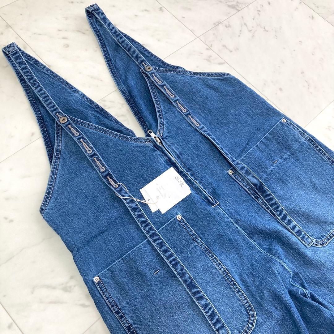 完売 25SS 新品タグ付き rive droite Vネック デニムサロペット