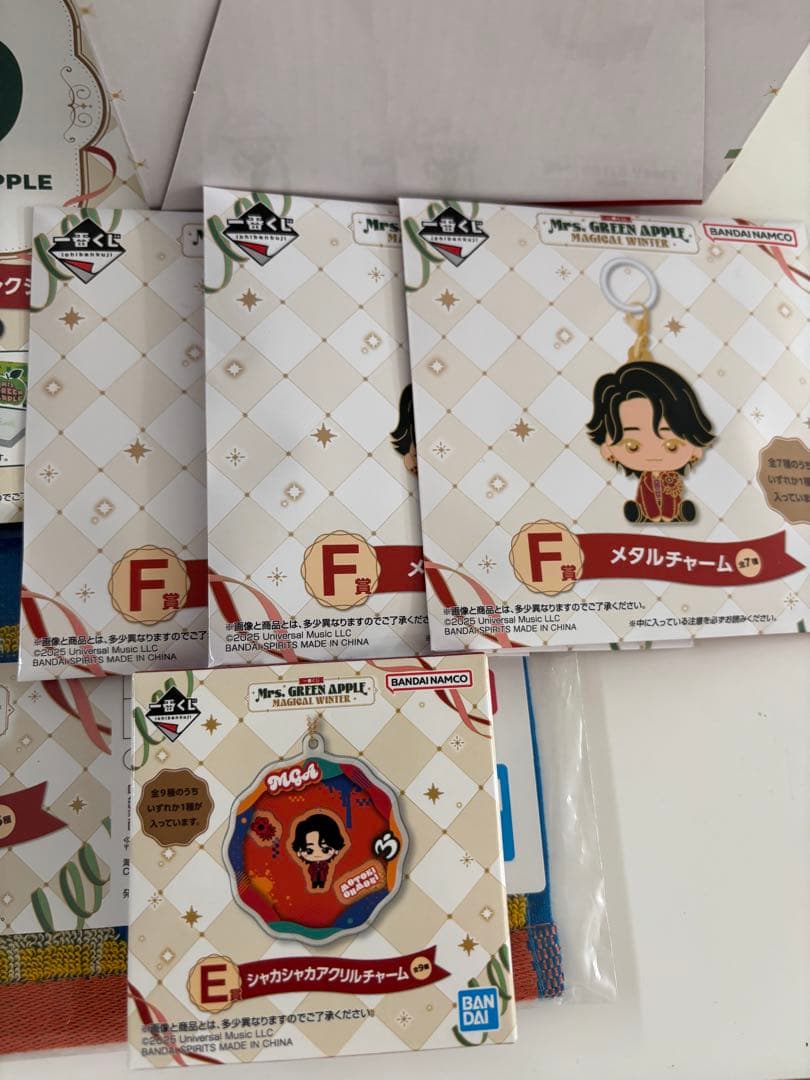 Mrs. GREEN APPLE 一番くじ ラストワン E賞F賞G賞H賞　セット