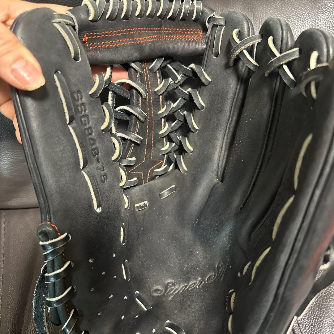 Super Soft 軟式　グローブ ブラック　スーパーソフト　野球　ほぼ新品