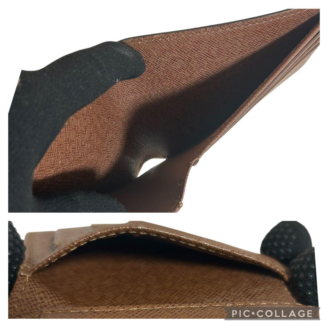 外側美品　ルイヴィトン　ポルトビエ・9カルト　クレディ　モノグラム　二つ折り