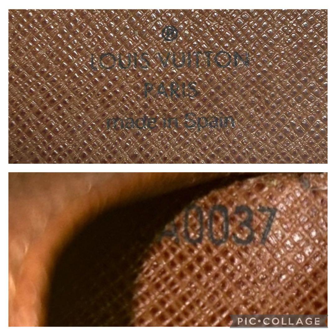 外側美品　ルイヴィトン　ポルトビエ・9カルト　クレディ　モノグラム　二つ折り