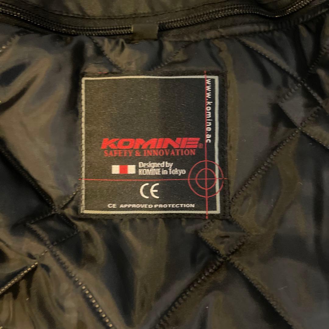 KOMINE 防風防水ジャケット JP XL ブラック