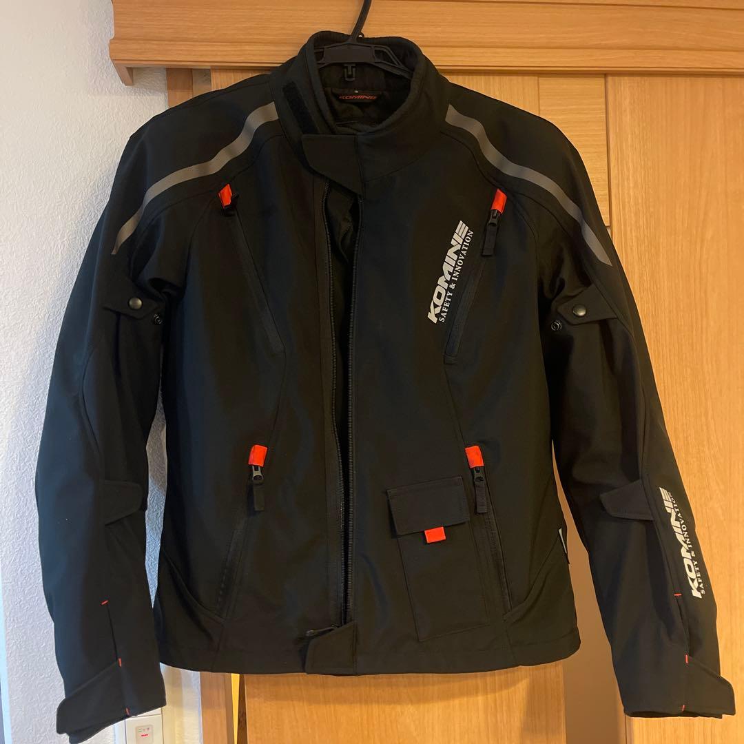 KOMINE 防風防水ジャケット JP XL ブラック