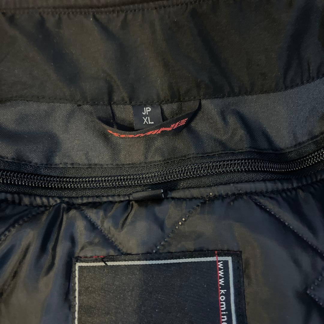 KOMINE 防風防水ジャケット JP XL ブラック