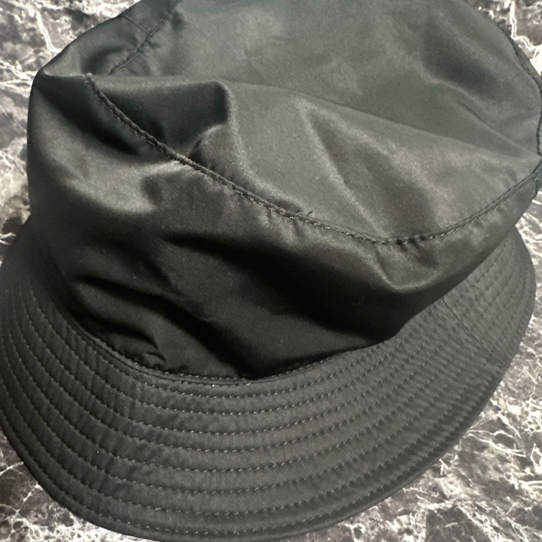 Borsalino【ボルサリーノ】バケットハット　バケハ　ポリエステル　ブラック