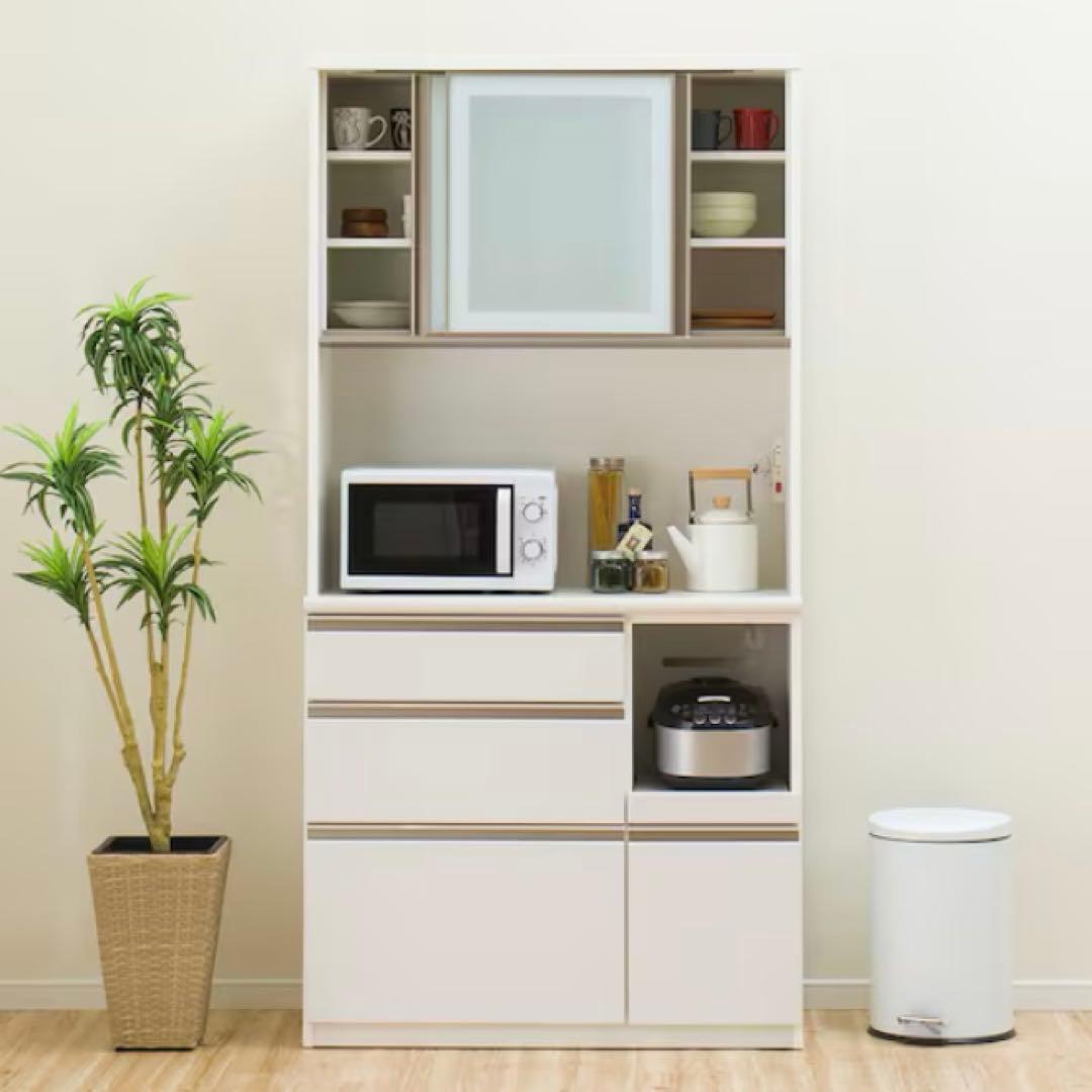 な*な様 ニトリ キッチンボード (アルミナ2 100KB WH)