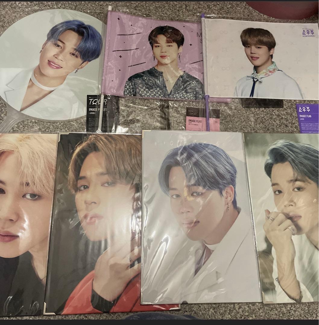 BTS グッズ セット　cd dvd トレカなし　うちわ ジミン　テテ