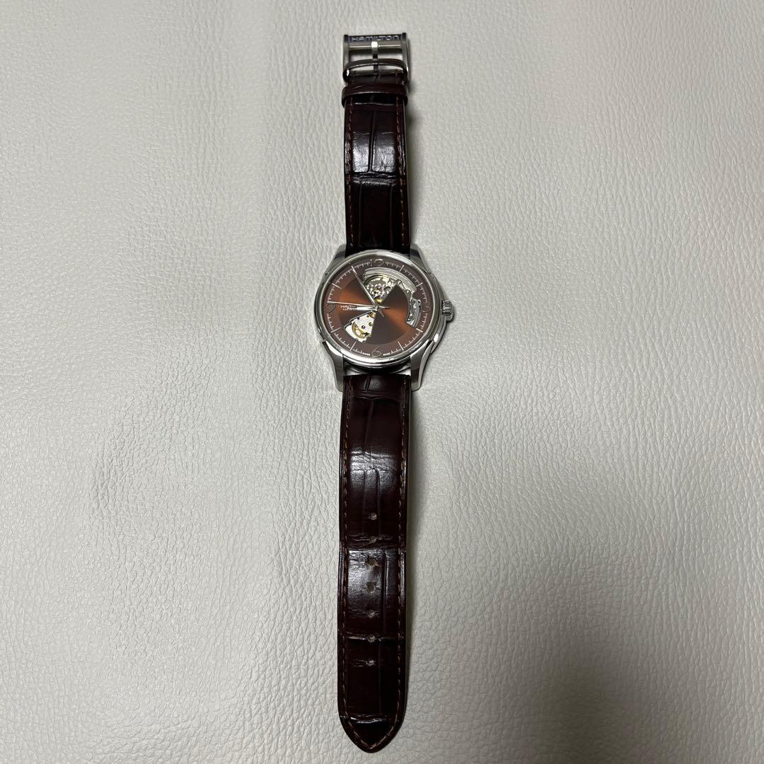 ハミルトン　ジャズマスター　オープンハート ブラウン