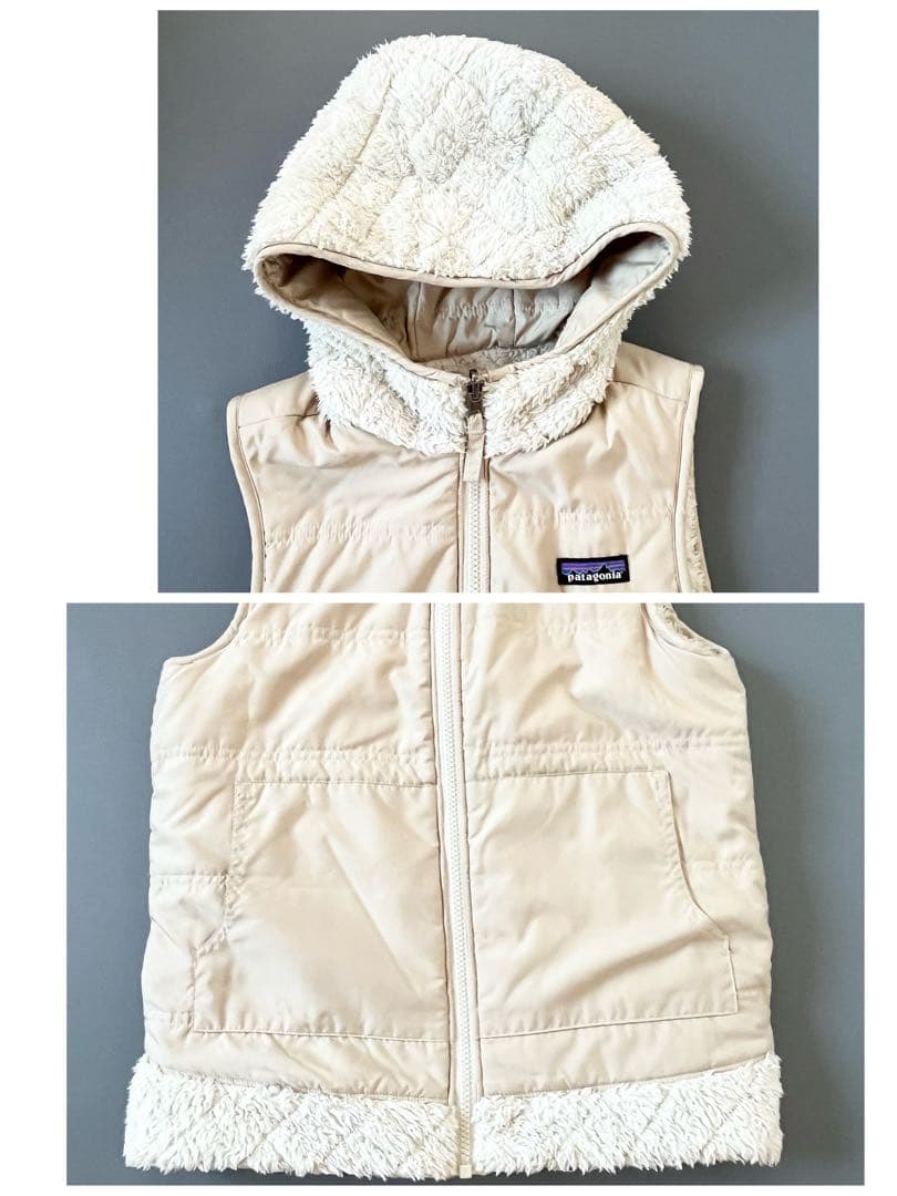 美品＊パタゴニア ロスガトス リバーシブル フリースベスト フーディー