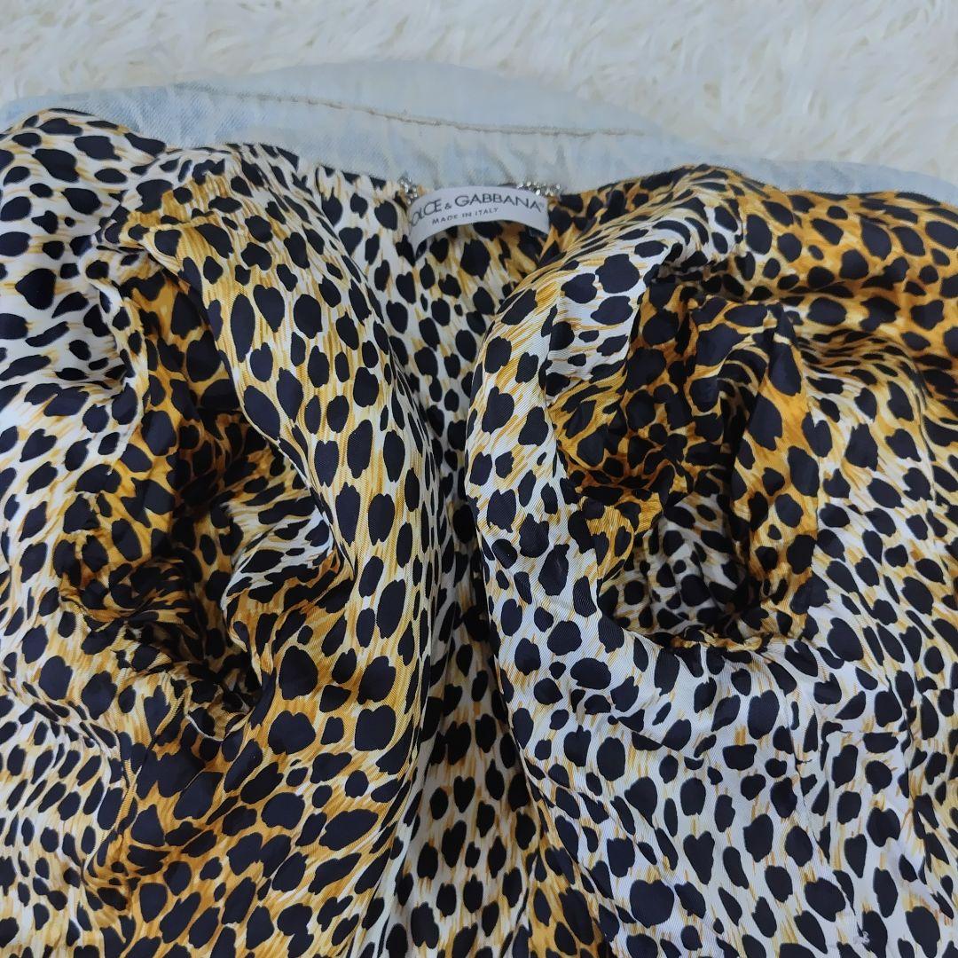 DOLCE&GABBANA Y2K Gジャン レオパード柄 40