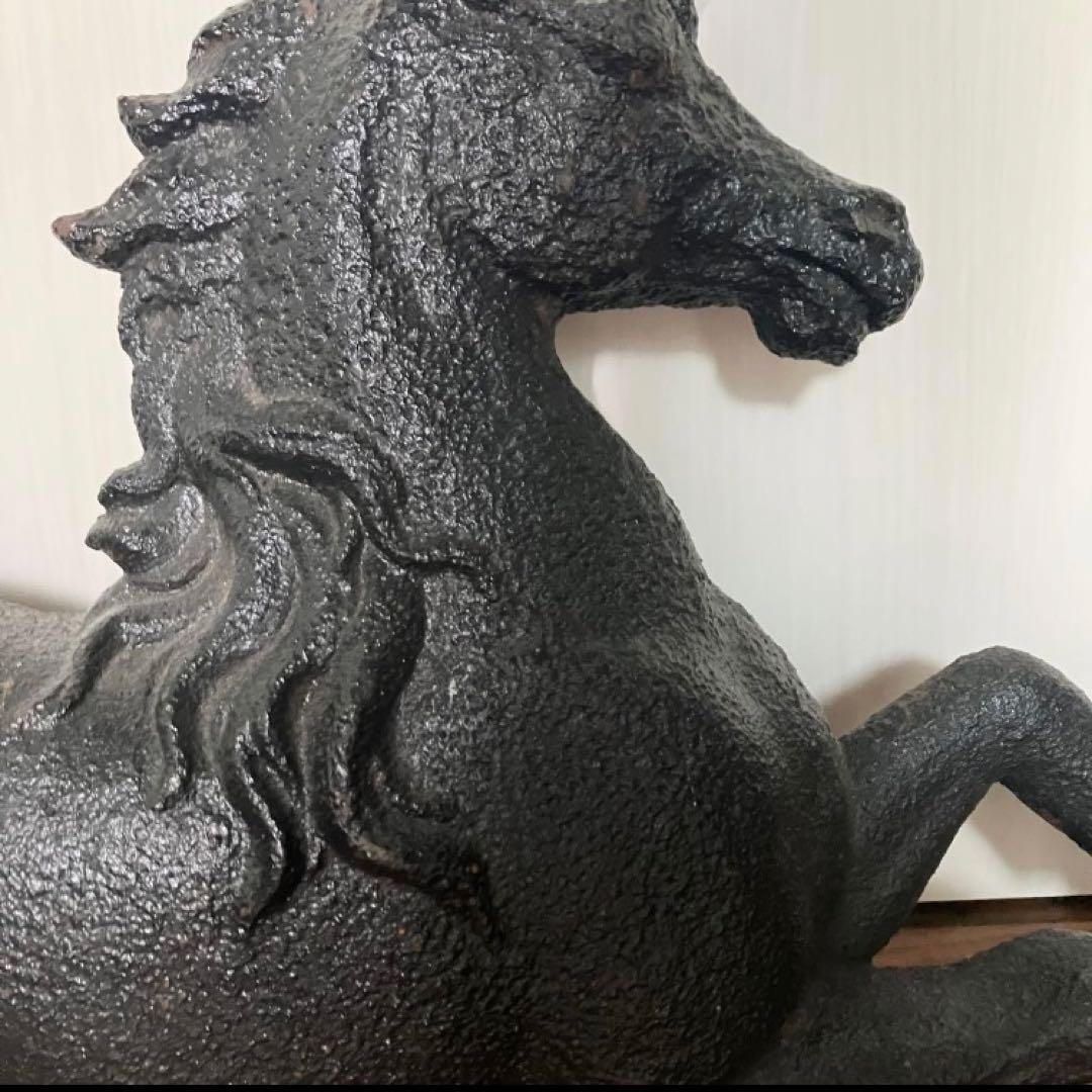 フランスアンティーク　ユニコーンのオブジェ　置物