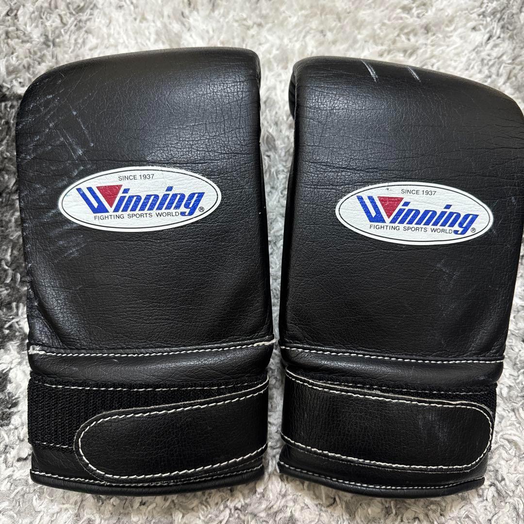 Winning　ウイニング パンチング グローブ ブラック レザー