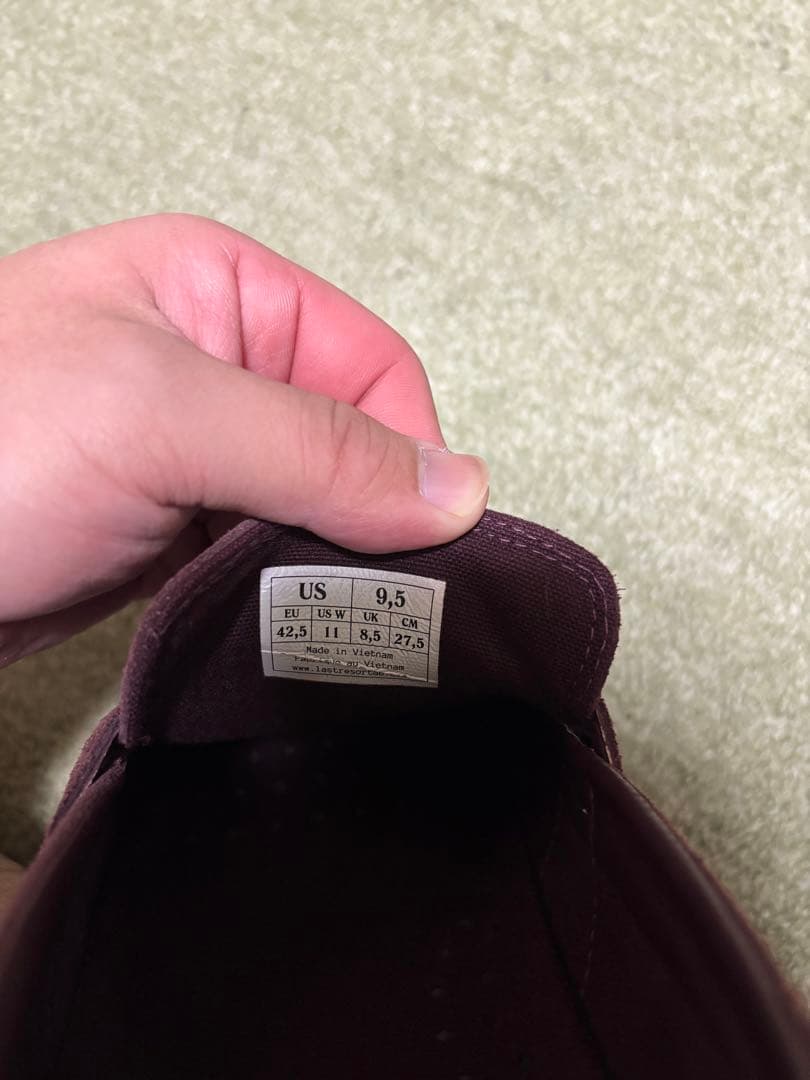 Last Resort AB バーガンディ タッセルローファー